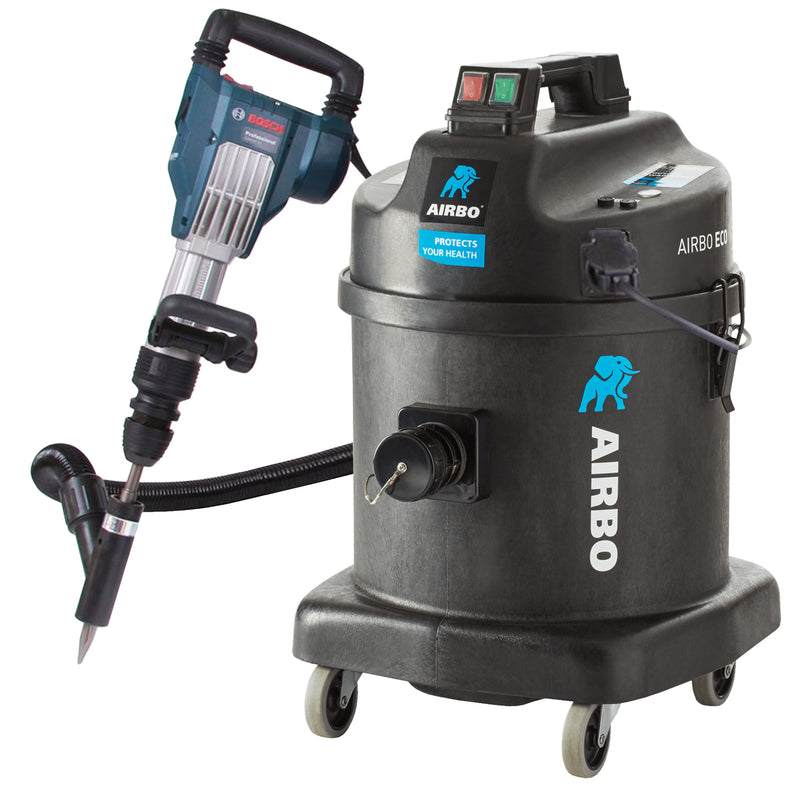 SET: Bau-Staubsauger 23 L inkl. Vorabscheider 40 L | 2 x 1060 W | 98 l/s | Airbo