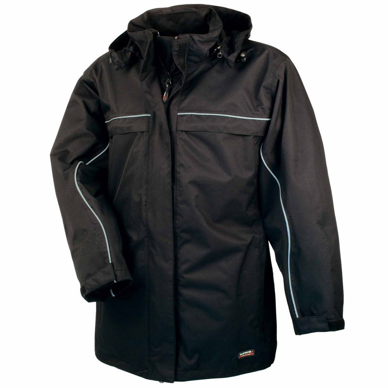 Regen-Arbeitsjacke BYLOT | Regen- & Windjacke | wind- & wasserdicht | abnehmbare Kapuze | Cofra
