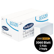 Papierhandtücher C-Falz | 2-lagig | 100% Zellstoff | BulkySoft® Classic