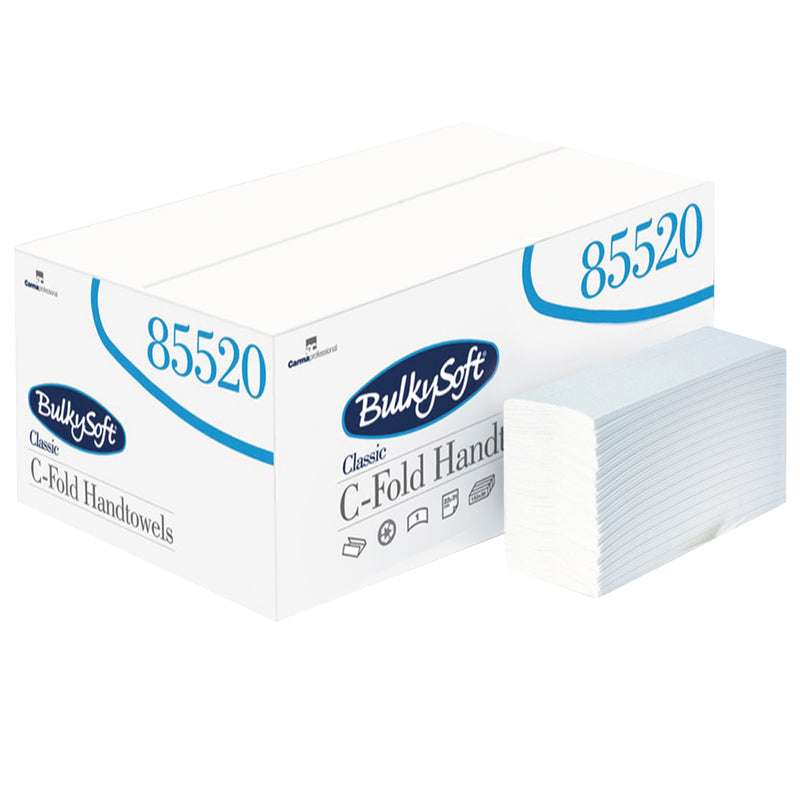 Papierhandtücher C-Falz | 2-lagig | 100% Zellstoff | BulkySoft® Classic