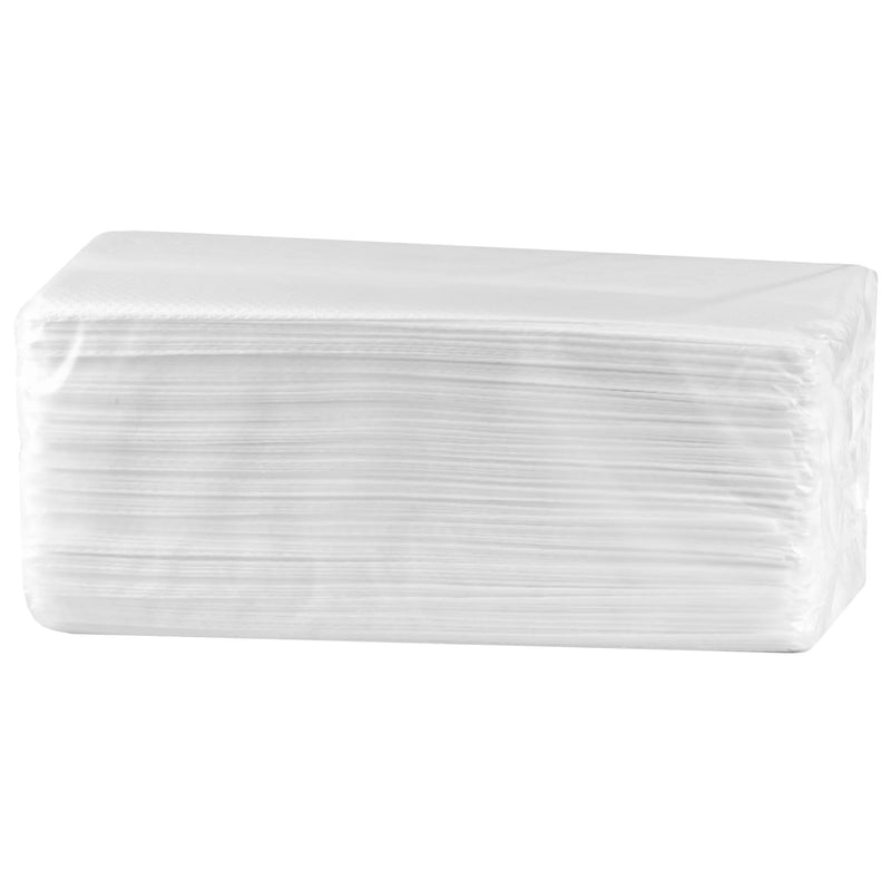 Papierhandtücher W-Falz | 2-lagig | 38 x 25 cm | 100% Zellstoff | geprägt