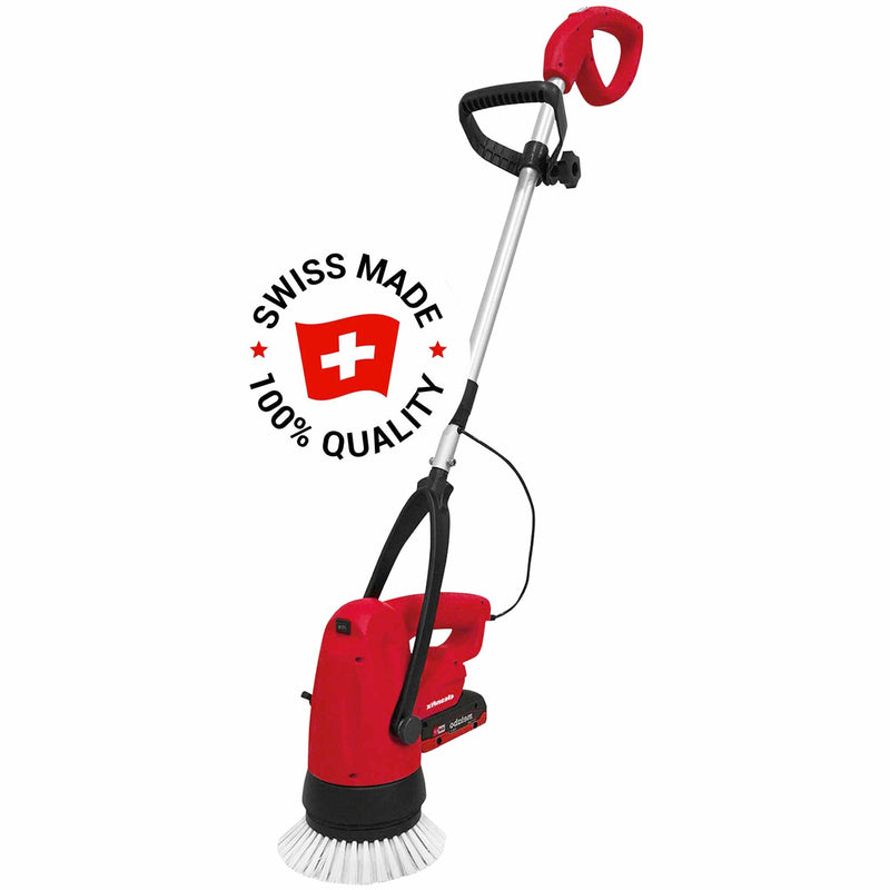Akku-Einscheibenmaschine Scrubby | 3 h | 18 cm | 510 U/min | Teleskopstiel | Cleanfix