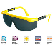 Schutzbrille Clarex transparent | 4 Stufen Bügel | UV-Schutz | kratzfest