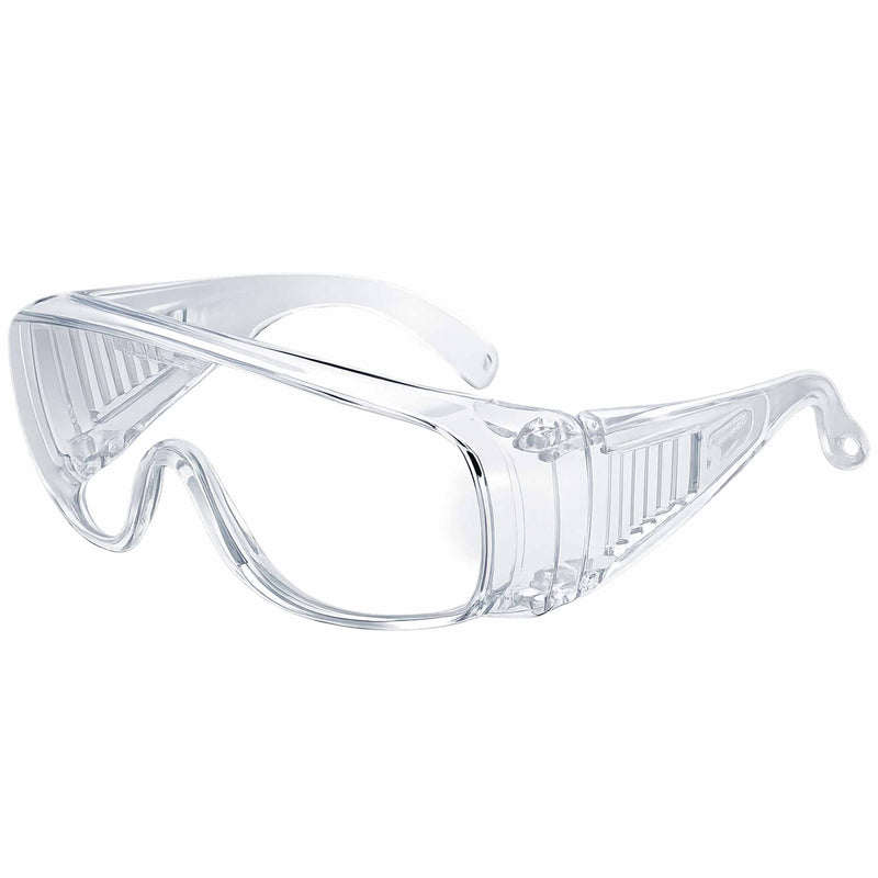 Schutzbrille transparent | UV-Schutz | kratzfest | extra leicht | DIN EN 166 1 FT | Ekastu Safety Clarello