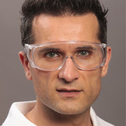 Schutzbrille Clarello | transparent | UV-Schutz | kratzfest | DIN EN 166 1 FT | Ekastu Safety