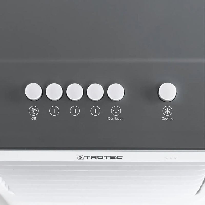 Luftkühler Aircooler 2-in-1 | mit Luftbefeuchter | 3-stufig | 276 m³/h | 60 m³ | Trotec PAE 21