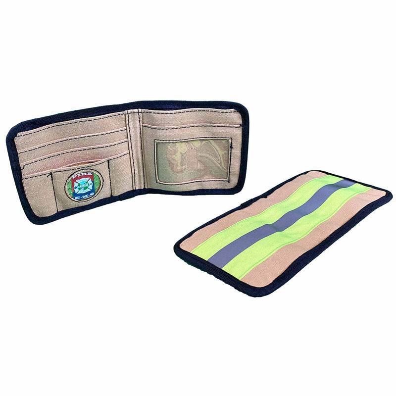 Feuerwehr-Portemonnaie | für Challenge Coin | robust & wasserabweisend | verstärkte Nähte | Fireflex® Wallet
