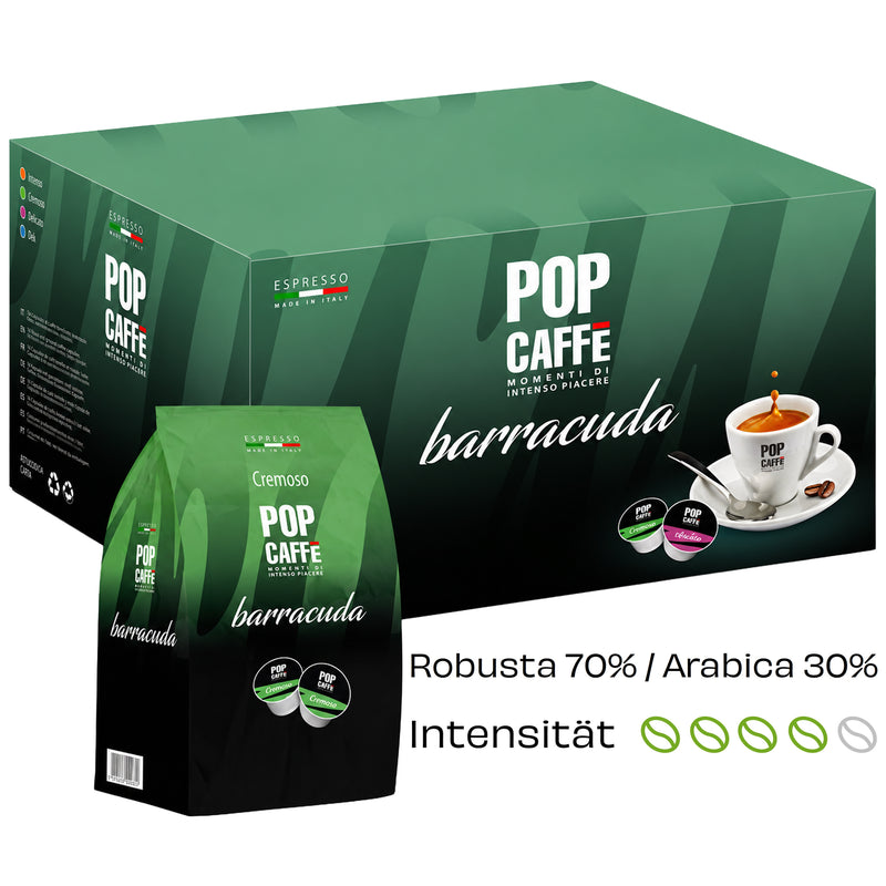 Cremoso Kaffeekapseln | POP Caffè Baracuda