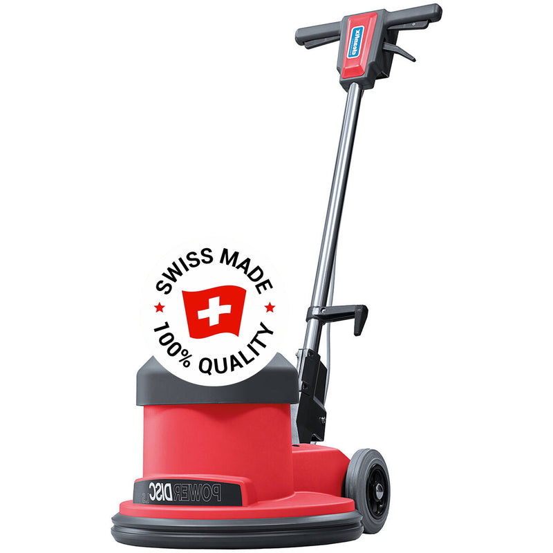 Einscheibenmaschine 44 cm | 1200 W | 29 Nm | 410 ¹/min | IPX 4 | für Hartbodenbeläge | Cleanfix Power Disc HS