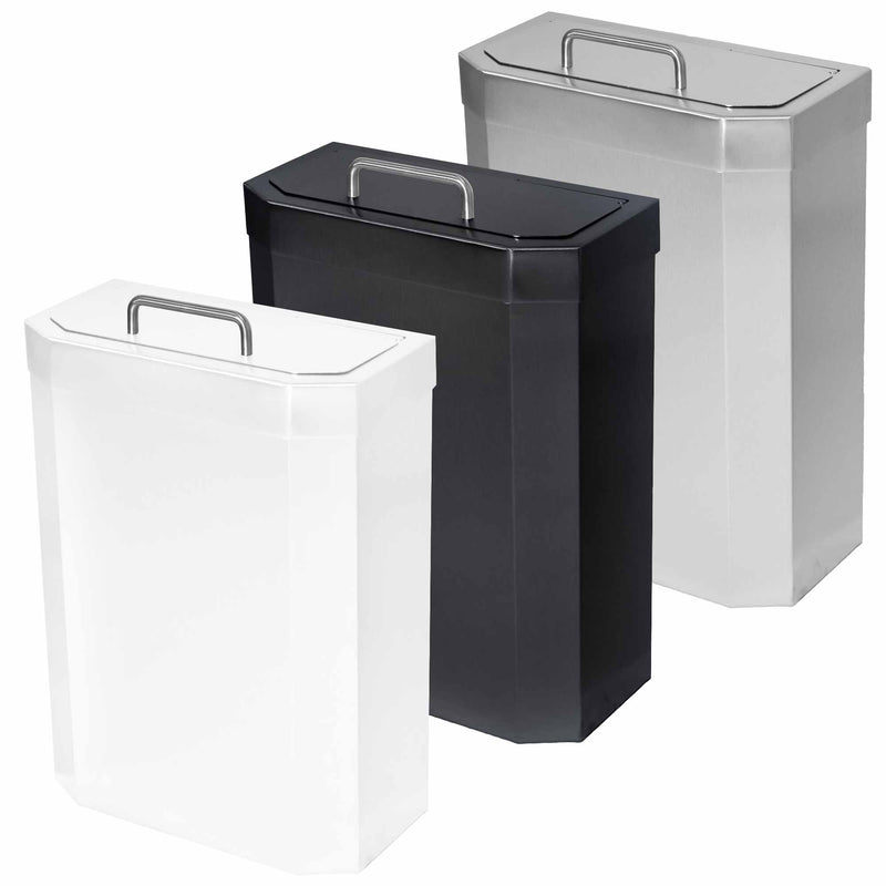 Abfalleimer Edelstahl mit Deckel | 10 Liter | für Damenhygiene | Mediclinics PPA4010