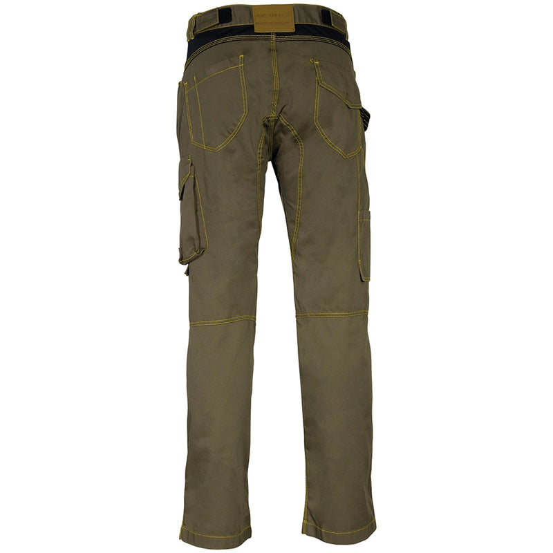 Arbeitshose DRILL | 245 g/m² | ergonomisch | breite Vordertaschen | Zollstocktasche & Hammerschlaufe | Cofra