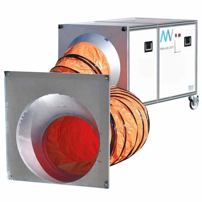 Bau-Luftreiniger Maxvac DB4000 | 4000 m³/h | mit Unterdruck | HEPA 13