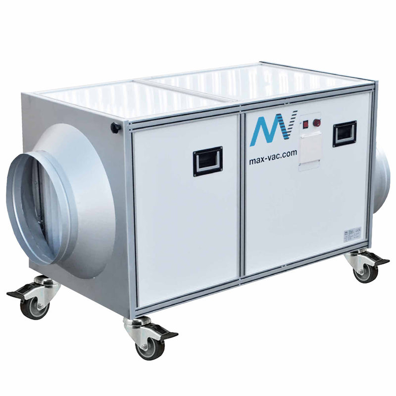 Bau-Luftreiniger Maxvac DB4000 | 4000 m³/h | mit Unterdruck | HEPA 13