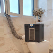 Bau-Luftreiniger Maxvac DB450 | 240 - 450 m³/h | für Entlüftungs- & WC-Rohre | Systainer-Box