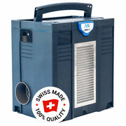 Bau-Luftreiniger Maxvac DB450 | 240 - 450 m³/h | für Entlüftungs- & WC-Rohre | Systainer-Box
