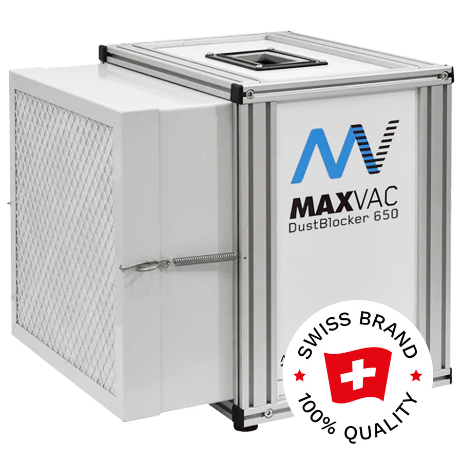 Industrie-Luftreiniger | 350 - 650 m³/h | HEPA H14 & Aktivkohle | 180 W | Maxvac DB650