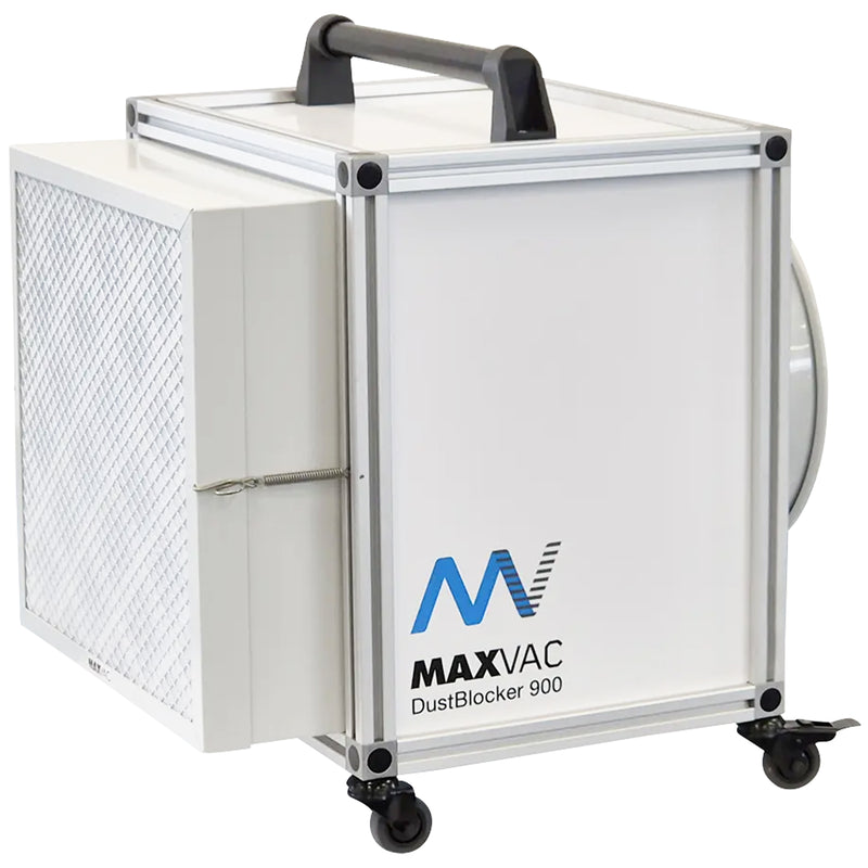 Industrie-Luftreiniger | 900 m³/h | HEPA H14 & Aktivkohle | 240 W | optional mit Schlauch | Maxvac DB900
