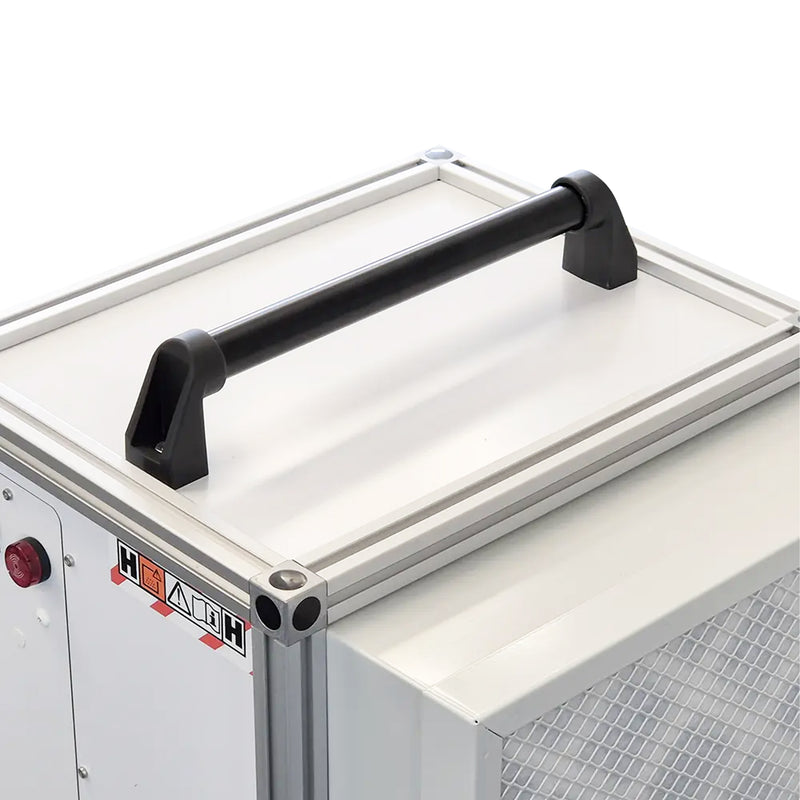 Industrie-Luftreiniger | 900 m³/h | HEPA H14 & Aktivkohle | 240 W | optional mit Schlauch | Maxvac DB900