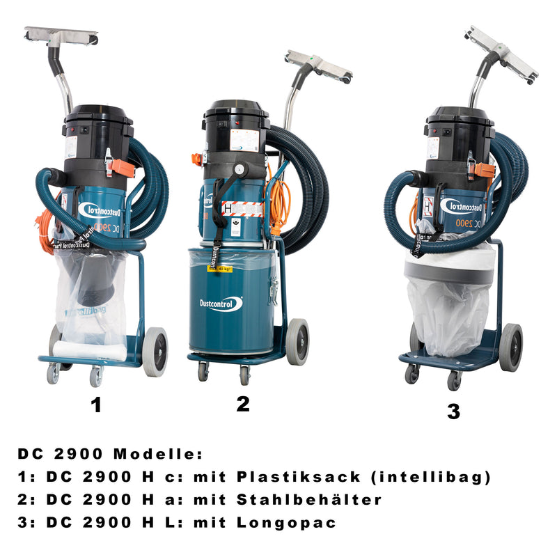 Industriesauger DC 2900 c | für Feinstaub | HEPA H13 | 20 Liter Plastiksack | 1285 W | Dustcontrol