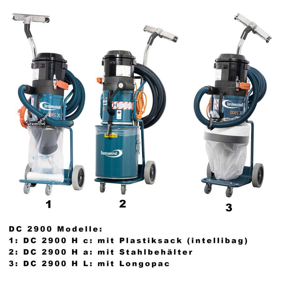 Industriesauger DC 2900 L | für Feinstaub | Longopac | HEPA H13 | 40 Liter | 1285 W | Dustcontrol