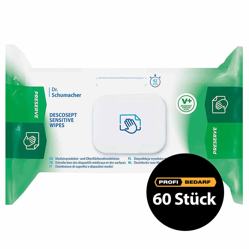 Desinfektionstücher | Descosept Sensitive Wipes | Dr. Schumacher