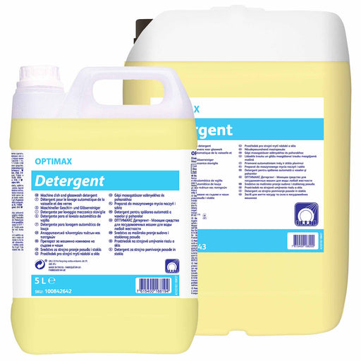 Optimax Detergent Geschirrspühlmittel | Maschinell | konzentrierter alkalischer Geschirrreiniger | Diversey Optimax