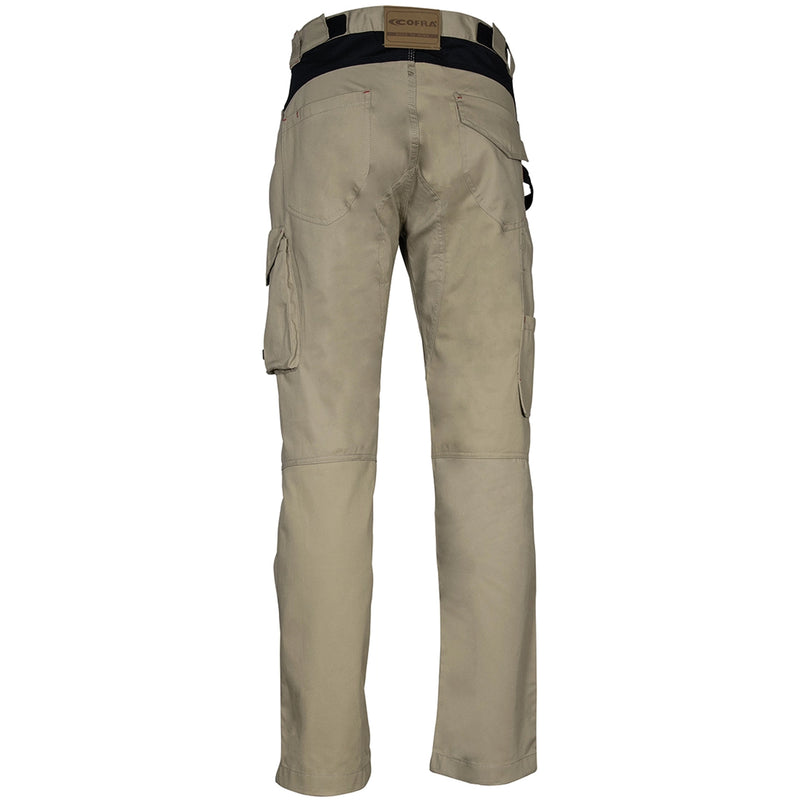 Arbeitshose DRILL | 245 g/m² | ergonomisch | breite Vordertaschen | Zollstocktasche & Hammerschlaufe | Cofra