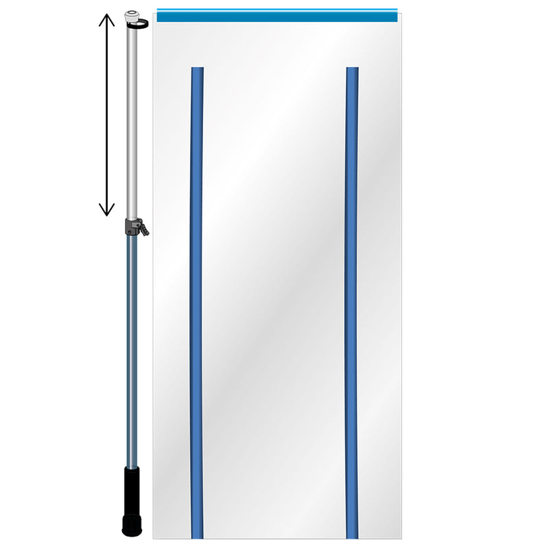 Curtain-Wall Staubschutztüre Ausbaumodul