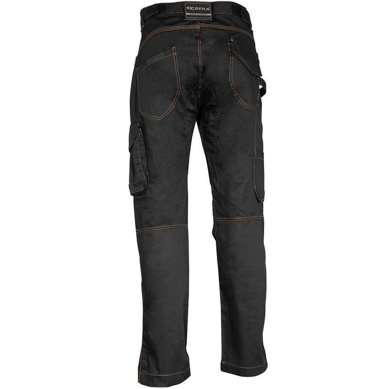 Arbeitshose DRILL | 245 g/m² | ergonomisch | breite Vordertaschen | Zollstocktasche & Hammerschlaufe | Cofra