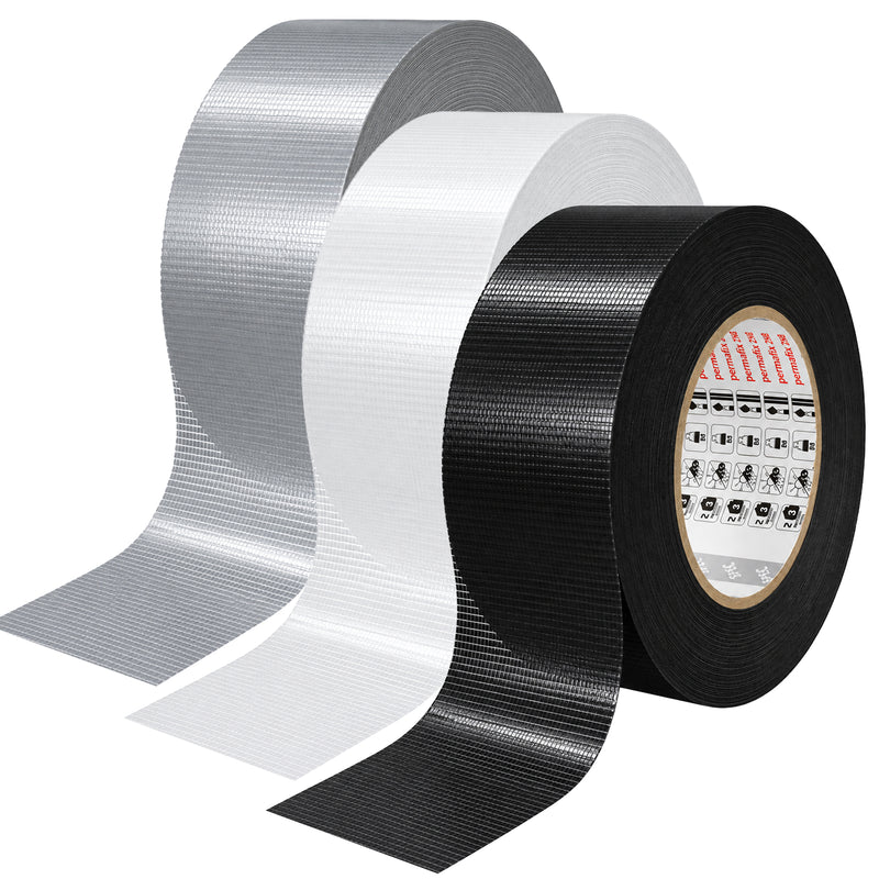 Duct-Tape | 50 mm x 50 m | 300 µm | PE-beschichtet | Kautschukkleber | Permafix 440