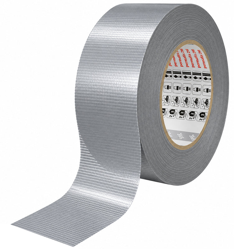 Duct-Tape | 50 mm x 50 m | 300 µm | PE-beschichtet | Kautschukkleber | Permafix 440