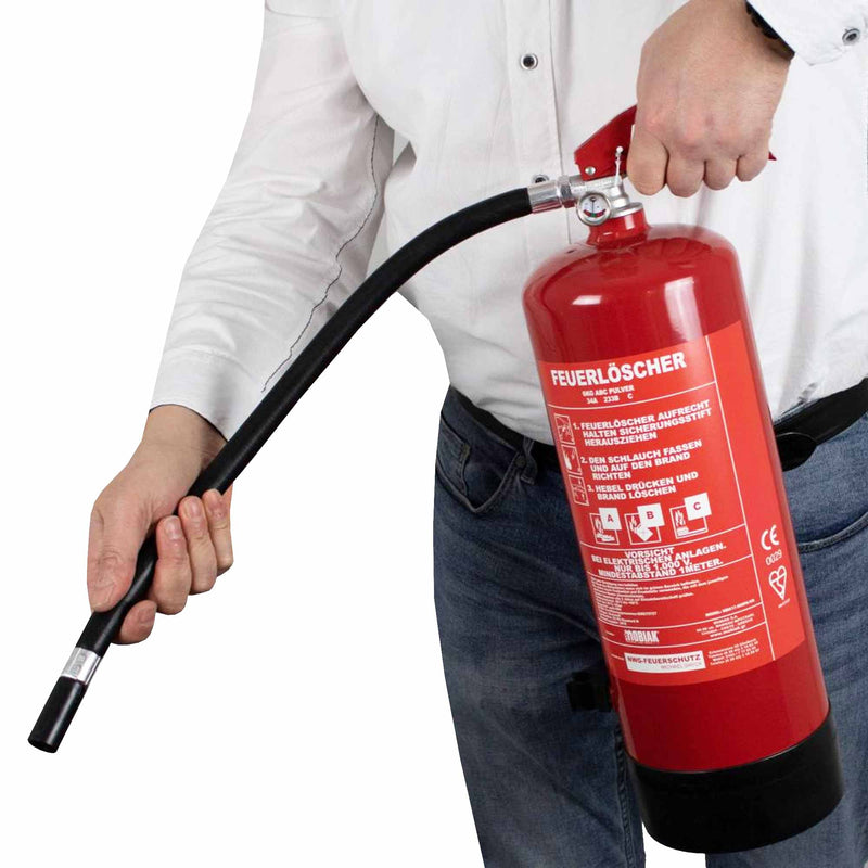 9 Liter ABF Profi-Feuerlöscher | Schaum | Aufladelöscher | Mobiak