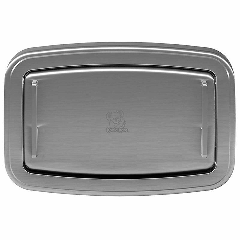 Wickeltisch Premium Edelstahl horizontal | klappbar | für Wandmontage | Koala Kare