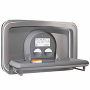 Wickeltisch Premium Edelstahl horizontal | klappbar | für Wandmontage | Koala Kare