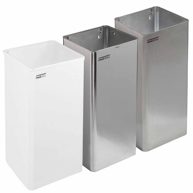 Abfalleimer Edelstahl offen | 80 Liter | Mediclinics PP1080