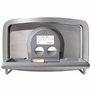 Wickeltisch Premium Edelstahl horizontal | klappbar | für Wandeinbau | Koala Kare