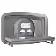 Wickeltisch Premium Edelstahl horizontal | klappbar | für Wandeinbau | Koala Kare