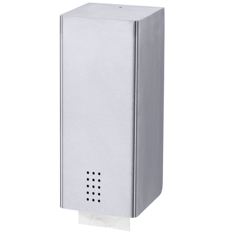 WC-Papier Einzelblattspender | Edelstahl mit Feinstruktur | 550 Blatt | PROOX 310