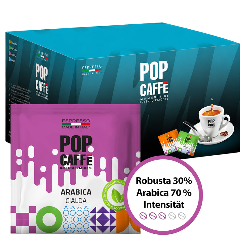 Arabica E.S.E-Pads | für Padmaschinen | POP Caffè