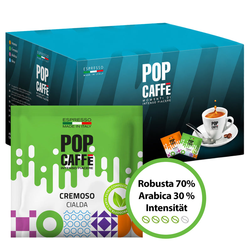 Cremoso E.S.E-Pads | für Padmaschinen | POP Caffè