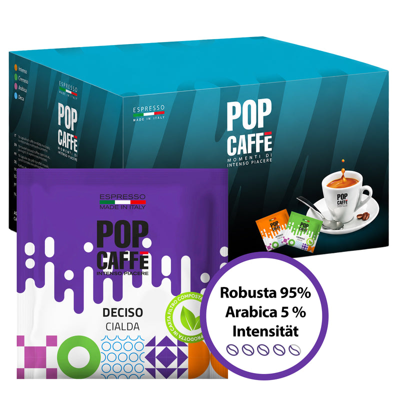 Deciso E.S.E-Pads | für Padmaschinen | POP Caffè