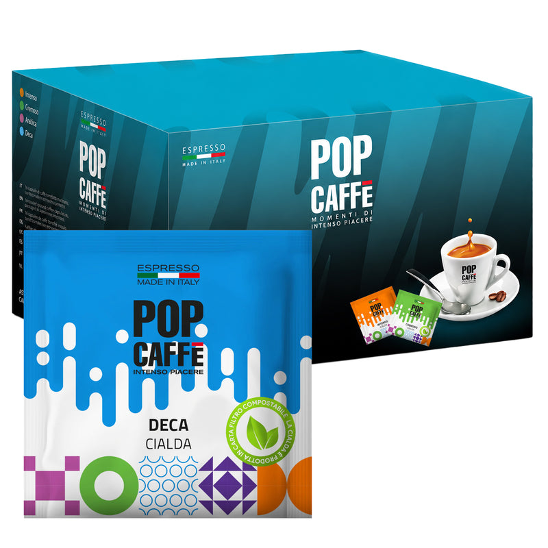 Deca E.S.E-Pads | Entkoffeiniert | für Padmaschinen | POP Caffè