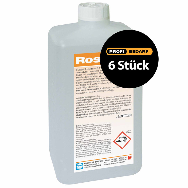 Fleckenentferner Rost-Ex | Rostentferner für Textilien | Pramol