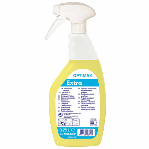 Optimax Extra Fettlöser | 0.75 Liter | gebrauchsfertiger Küchenreiniger | Diversey Optimax