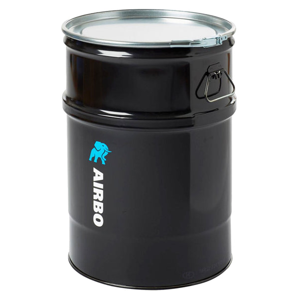 Stahlfass 60 Liter | mit Deckel & Griffen | extra robust | Airbo