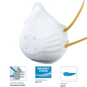 FFP1/D Atemschutzmaske Mandil SL | Ansaugpassform | Ekastu Safety