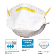 FFP1/D Atemschutzmaske Cobra Foldy | faltbar | Ekastu Safety