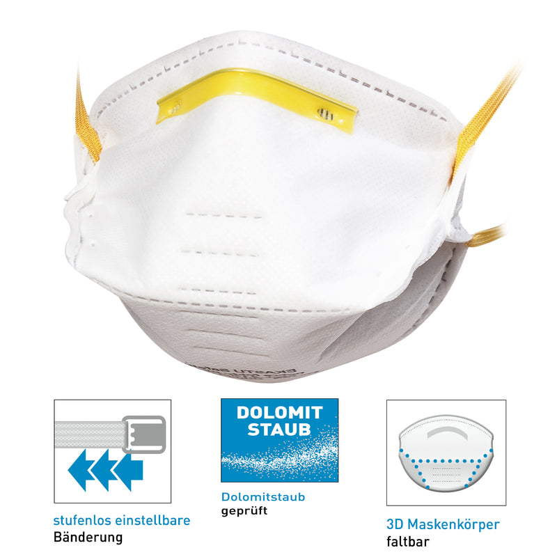 FFP1/D Atemschutzmaske Cobra Foldy | faltbar | Ekastu Safety