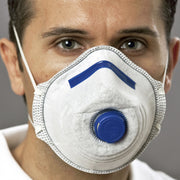 FFP2/V Aktivkohle-Atemschutzmaske Mandil | für Gase & Gerüche | Cool Down+ Ventil | Ekastu Safety