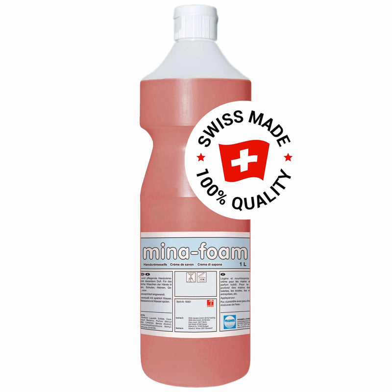 Schaumseife MINA-FOAM | mild & pflegend | leicht parfümiert | Pramol